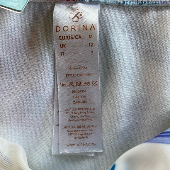 Dorina Aqua Bikini Hipster Size M Women’s Bathing Suit Bottoms - Picture 2 of 5